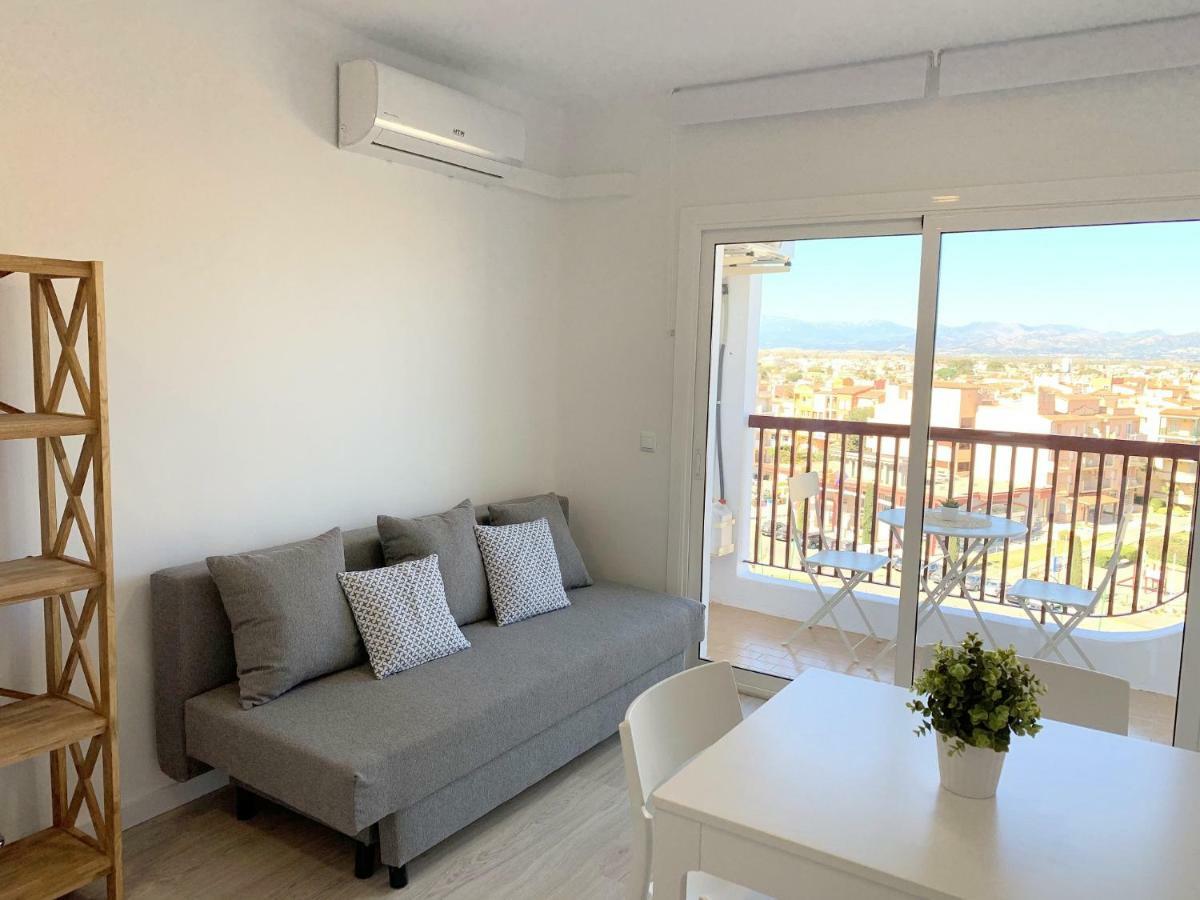 Apartamento 1ª Linea De Mar -Wifi- Aire Acondicionado エンプリアブラバ エクステリア 写真